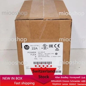 SEALED IN BOX! ALLEN-BRADLEY POWERFLEX 4 0.75KW 1.0HP AC DRIVE 22A-A4P5N104 - Bild 1 von 4