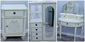 Emma's Treasures Kids Bedroom Furniture Armoire Vanity Night Table MAKE OFFER! - Picture 1 of 24