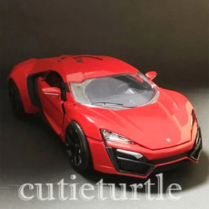 1:24 Fast & Furious 7 Lykan Hypersport Supercar Red - Picture 1 of 3