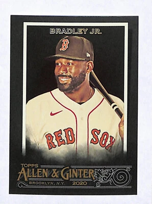 2020 Topps Allen & Ginter's X #161 Jackie Bradley Jr. Boston Red Sox - Image 1 of 2