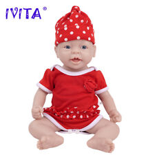 15"Real Reborn Baby Lovely Girl Newborn Realistic Full Body Silicone Doll