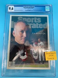 Sports Illustrated Cal Ripken Jr Newsstand CGC 9.6 - Top Pop! HOF Baltimore