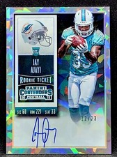 Jay Ajayi RC 2015 Panini Contenders Rookie Ticket AUTO CRACKED ICE /23 Autograph
