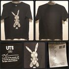 Jeff Koons Uniqlo Ut Silver Balloon Rabbit 1986 Black Art Tshirt Size Medium