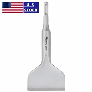 Broca de cincel de mampostería doblada ancha Vearter 75X160 mm SDS Plus para eliminación de baldosas de concreto - Imagen 1 de 11