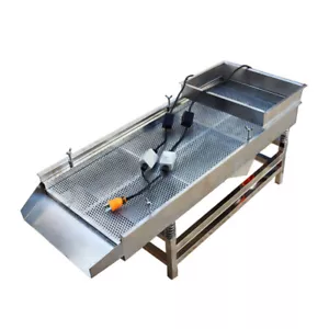 TECHTONGDA 220V Single Layer Full Stainless Steel Linear Vibrating Screen Shaker - Picture 1 of 9