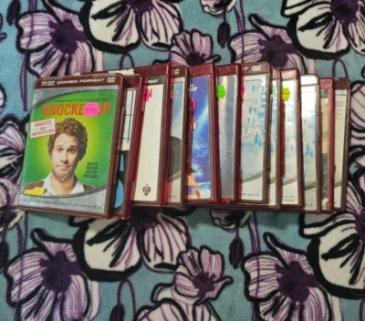 Lot of 12 HD DVD Movies - Knocked Up 300 Miami Vice Tomb Raider Bourne Ultimatum - Image 1 of 4
