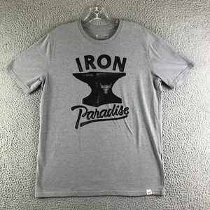 Under Armour Project Rock Iron Paradise T-Shirt Herren Medium Grau Loose Heatgear - Bild 1 von 10