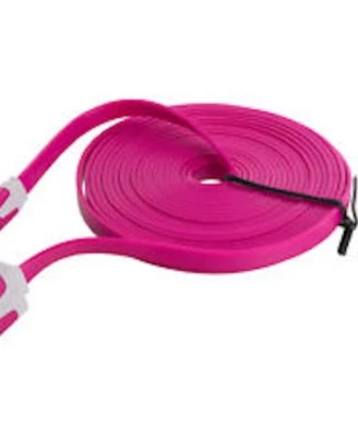 flat noodle USB Data Sync phone charger Cable FOR apple iphone 4s 5c 6 galaxy s7 - Image 1 of 4