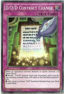 D/D/D Vertragsänderung DOCS-DE068 Common Yu-Gi-Oh Karte 1. Auflage Neu - Bild 1 von 3