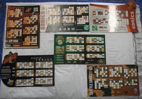 Seattle Super Sonics-Seattle Sonics-Supersonics-Seattle Sonics-Sonic souvenirs Cover