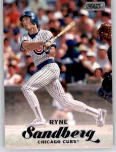 2017 Stadium Club Ryne Sandberg Base Card MLB PWE Cubs #170 - Picture 1 of 2