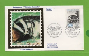 FDC 1988 - History Natural Buffon - the Badger ( Ref. 8877) - Picture 1 of 2