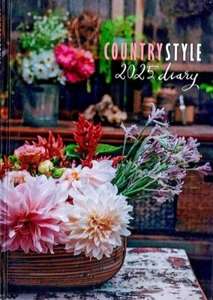 2025 Country Style Australian A5 Week to View Planner Flower Hardcover WTV Diary - Picture 1 of 3