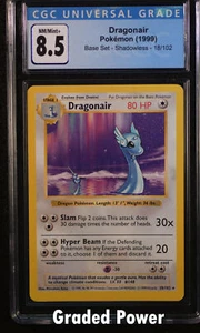 Base Set Unlimited Shadowless Dragonair Base Set Shadowless CGC 8.5 (9072) 18/10 - Picture 1 of 1