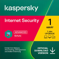 Kaspersky Internet Security 2022 1PC, 2PC, 3PC, 5PC Geräte 1 Jahr 2 Jahre