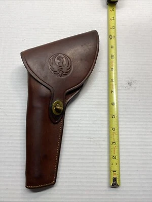 "Funda Ruger Super Single Six Flap de colección 5 1/2"" hecha por Bianchi 45 Colt EE. UU." Foto 1 de 4