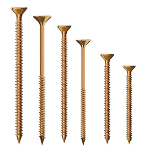 Tornillos de madera contrahundidos de acero inoxidable de grado marino aglomerado aglomerado - Imagen 1 de 38