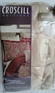 Funda almohada europea Croscill Boutique Adriel 26" X 26" marfil 100 % poliéster - Imagen 1 de 5