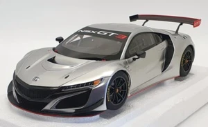 AutoArt 1/18 Scale Diecast 81897 - Honda NSX GT3 - Hyper Silver - Picture 1 of 5