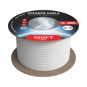 Indoor Audio Lautsprecherkabel CL3 bewertet sauerstofffrei Kupfer 14/2 - Bild 1 von 7
