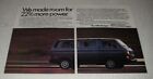 1984 Volkswagen Vanagon Ad - 22% More Power