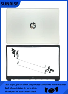 New For HP 15-DU 15-DY 15-GW 15Z-GW 15S-GR TPN-C151 LCD Back Cover/Bezel/Hinge - Picture 1 of 8