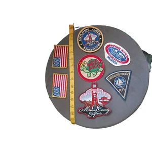 KONVOLUT VINTAGE DIVERSE AUFNÄHER - 7 Aufnäher - Bild 1 von 7