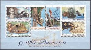 NEW ZEALAND 1997 Discoverers, Limited Edition Miniature Sheet MNH - Picture 1 of 1