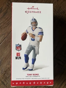 Hallmark 2016 Tony Romo Dallas Cowboys NFL adorno - Imagen 1 de 1