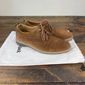 Amberjack The Original Herren Größe 9,5 Braun Wildleder Oxford Schuhe Schnürschuhe Freizeit - Bild 1 von 10