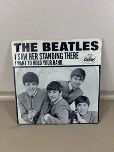 THE BEATLES I SAW HER STANDING THERE/ I WANT TO HOLD YOUR HAND RSD 24 7” VINYL - Picture 1 of 5