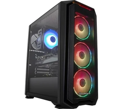 PCSPECIALIST Tornado R5 Gaming PC Ryzen 5 | RTX 3050 | 16GB RAM | 1TB SSD | Win - Image 1 of 2