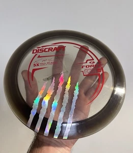 5x Claw Z Force Paul McBeth Black with Multi color chrome foil RARE NEW - Picture 1 of 5