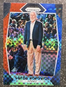 Gregg Popovich 2017-18 Panini Prizm rojo blanco y azul Prizm #300 - Imagen 1 de 2