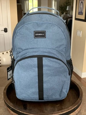 O'Neill Instinct School Backpack Unisex Surf Wear Blue Black NEW! - Image 1 of 4