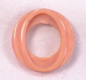 Butterscotch Bakelite Window Shade Pull Circle Retro Vintage #33 - Picture 1 of 3