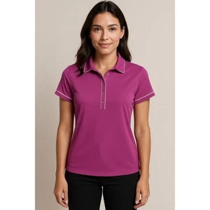 Adidas Golf Poloshirt Damen Small Pink - Climalite Performance Activewear Top - Bild 1 von 9