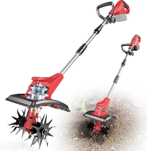 Cultivador Cultivador Inalámbrico Compatible con Milwaukee 18V: Cultivador para Jardinería - Imagen 1 de 8