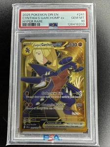Cynthia's Garchomp ex 241/182 Sv10: Destined Rivals Holo PSA 10 GEM MINT - Picture 1 of 2