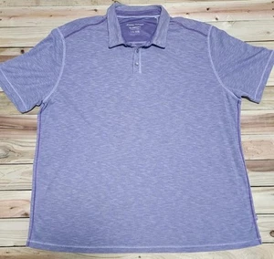 TOMMY BAHAMA ISLANDZONE POLO HERREN 2XL XXL LILA PERFORMANCE LSF 50 GOLF - Bild 1 von 11