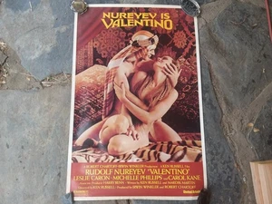 Vintage 1977 Valentino Poster Movie Biograph Film Advertise Collect Decor Entert - Picture 1 of 7