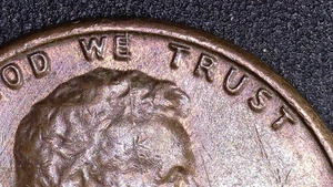 1982 P Large Date Copper Lincoln Memorial Penny Spiked Head Die Crack Error - Picture 1 of 7