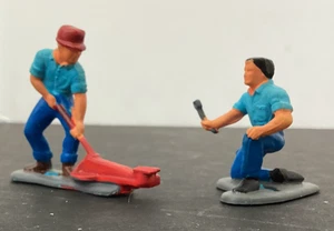 Lote vintage 2 pequeños mecánicos de coches/camiones de 1,5 pulgadas - Imagen 1 de 5