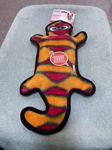Invincible Gecko Multi Colored Squeaker Toy Keeps Squeaking If Punctured New - Picture 1 of 7