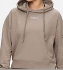 Stronger Women?S Lounge Cropped Hoodie - Xs - In Cinder - Brand New Rrp £59
