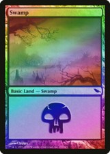 Swamp 293 FOIL Shadowmoor Moderate Play MTG Magic DNA GAMES