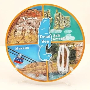 Collectible Ceramics Plate With Stand From Holyland Jerusalem - Picture 1 of 1