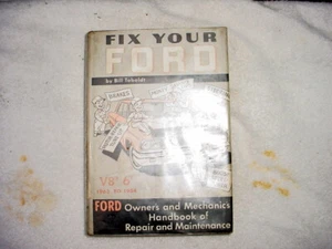 Vintage Fix Your Ford Book 1954-1963 V6' & V8's Copyright 1963 Toboldt - Picture 1 of 8