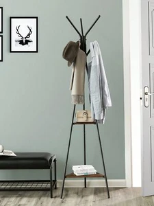 VASAGLE Freestanding coat rack, hallway rack for hanging clothes, hats, bags - Picture 1 of 5